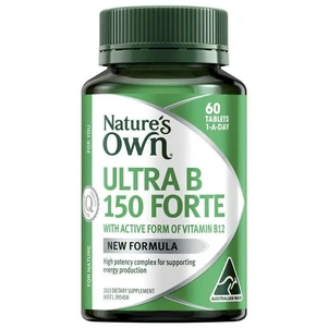 (PRE ORDER) Nature's Own Ultra B 150 Forte 60 Tablets shelf life 2yrs